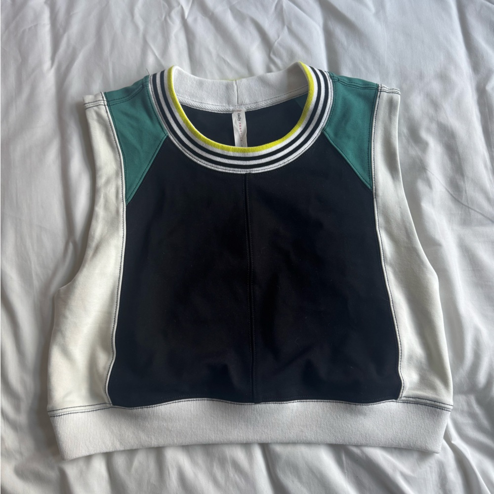 Stylish Black and Green Women's Top